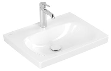 VILLEROY & BOCH SKYLA umývadlo 60 cm, s otvorom pre batériu, bez prepadu, alpská biela 5A516101 Obrázek - fotka