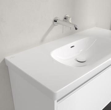 VILLEROY & BOCH SKYLA umývadlo 100 cm, s prepadom, CeramicPlus, alpská biela 5A51A6R1 Obrázek - fotka