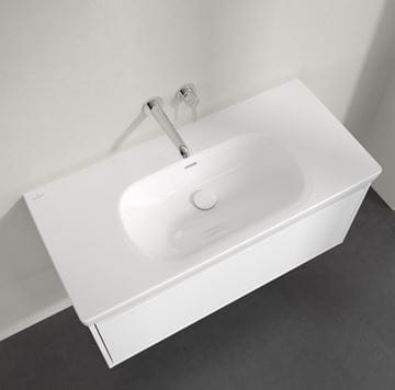 VILLEROY & BOCH SKYLA umývadlo 100 cm, s prepadom, CeramicPlus, alpská biela 5A51A6R1 Obrázek - fotka