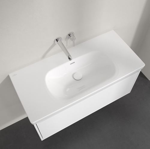 VILLEROY & BOCH SKYLA umývadlo 100 cm, s prepadom, CeramicPlus, alpská biela 5A51A6R1 Obrázek - fotka