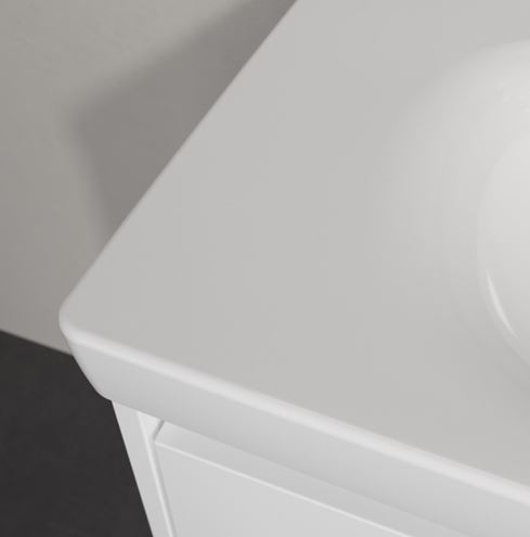 VILLEROY & BOCH SKYLA umývadlo 80 cm, s prepadom, CeramicPlus, alpská biela 5A5182R1 Obrázek - fotka