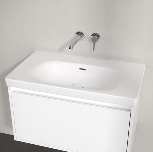 VILLEROY & BOCH SKYLA umývadlo 80 cm, s prepadom, CeramicPlus, alpská biela 5A5182R1 Obrázek - fotka