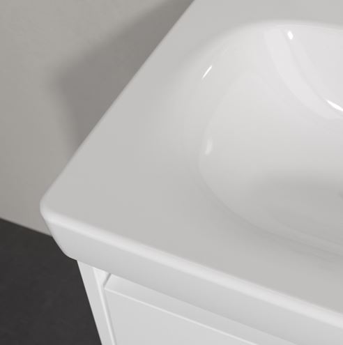 VILLEROY & BOCH SKYLA umývadlo 55 cm, s prepadom, alpská biela 5A515701 Obrázek - fotka