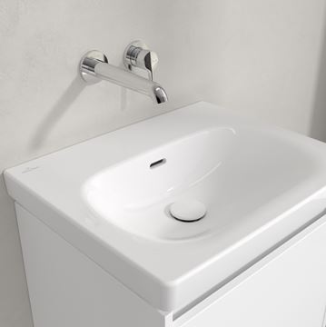 VILLEROY & BOCH SKYLA umývadlo 55 cm, s prepadom, CeramicPlus, alpská biela 5A5157R1 Obrázek - fotka