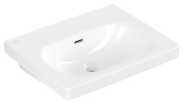 VILLEROY & BOCH SKYLA umývadlo 55 cm, s prepadom, CeramicPlus, alpská biela