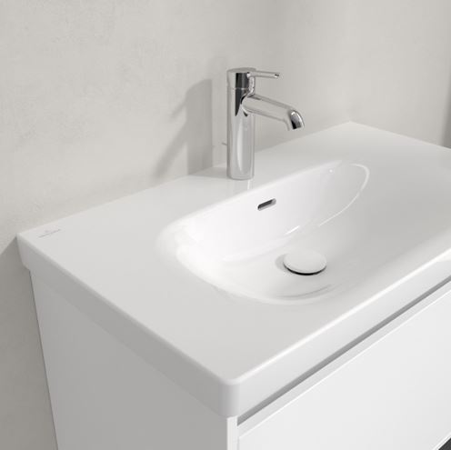 VILLEROY & BOCH SKYLA umývadlo 80 cm, s otvorom pre batériu a prepadom, alpská biela 5A518001 Obrázek - fotka