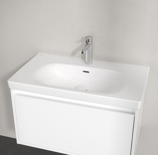 VILLEROY & BOCH SKYLA umývadlo 80 cm, s otvorom pre batériu a prepadom, alpská biela 5A518001 Obrázek - fotka