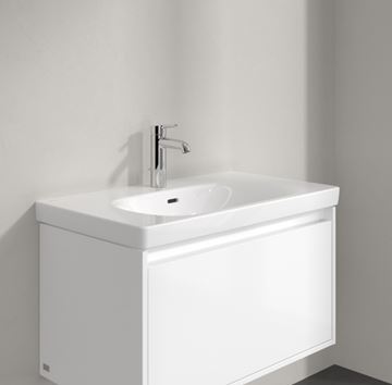VILLEROY & BOCH SKYLA umývadlo 80 cm, s otvorom pre batériu a prepadom, alpská biela 5A518001 Obrázek - fotka