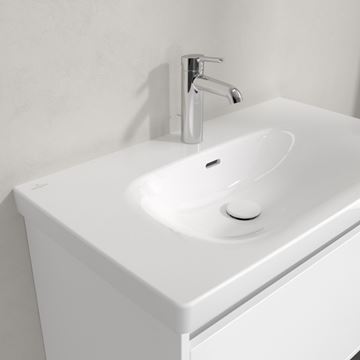 VILLEROY & BOCH SKYLA umývadlo 80 cm, s otvorom pre batériu a prepadom, CeramicPlus, alpská biela 5A5180R1 Obrázek - fotka