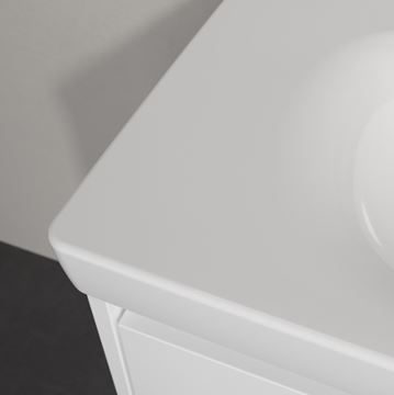 VILLEROY & BOCH SKYLA umývadlo 80 cm, s otvorom pre batériu a prepadom, CeramicPlus, alpská biela 5A5180R1 Obrázek - fotka