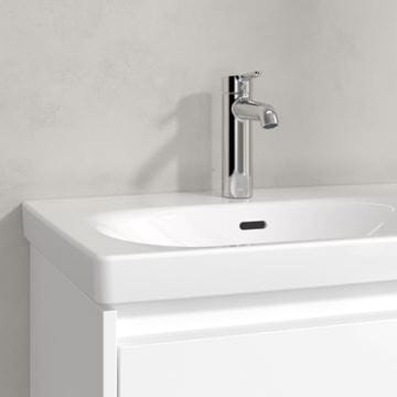 VILLEROY & BOCH SKYLA umývadlo 65 cm, s otvorom pre batériu a prepadom, CeramicPlus, alpská biela 5A5165R1 Obrázek - fotka
