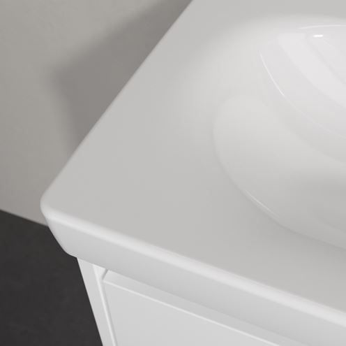 VILLEROY & BOCH SKYLA umývadlo 65 cm, s otvorom pre batériu a prepadom, CeramicPlus, alpská biela 5A5165R1 Obrázek - fotka