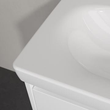 VILLEROY & BOCH SKYLA umývadlo 60 cm, s otvorom pre batériu a prepadom, CeramicPlus, alpská biela 5A5160R1 Obrázek - fotka