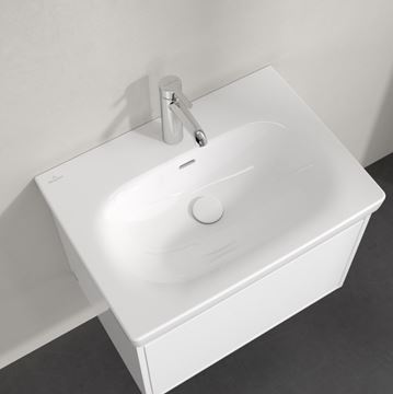 VILLEROY & BOCH SKYLA umývadlo 60 cm, s otvorom pre batériu a prepadom, CeramicPlus, alpská biela 5A5160R1 Obrázek - fotka