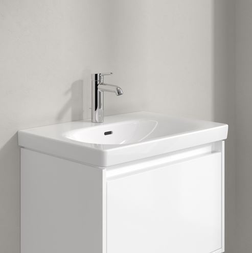 VILLEROY & BOCH SKYLA umývadlo 60 cm, s otvorom pre batériu a prepadom, CeramicPlus, alpská biela 5A5160R1 Obrázek - fotka