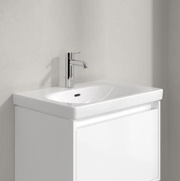VILLEROY & BOCH SKYLA umývadlo 60 cm, s otvorom pre batériu a prepadom, CeramicPlus, alpská biela 5A5160R1 Obrázek - fotka