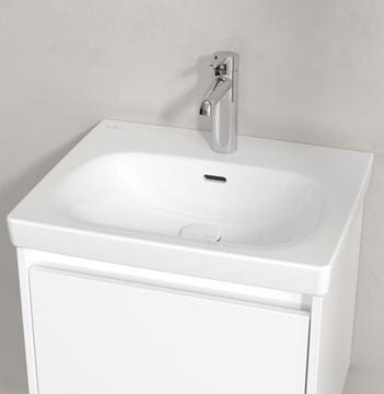 VILLEROY & BOCH SKYLA umývadlo 55 cm, s otvorom pre batériu a prepadom, alpská biela 5A515501 Obrázek - fotka