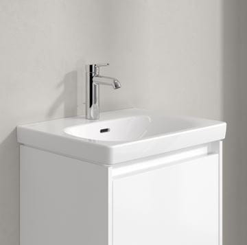 VILLEROY & BOCH SKYLA umývadlo 55 cm, s otvorom pre batériu a prepadom, alpská biela 5A515501 Obrázek - fotka