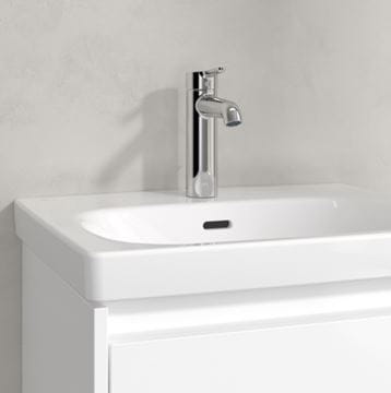 VILLEROY & BOCH SKYLA umývadlo 55 cm, s otvorom pre batériu a prepadom, CeramicPlus, alpská biela 5A5155R1 Obrázek - fotka