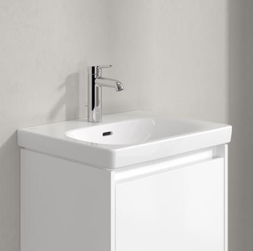 VILLEROY & BOCH SKYLA umývadlo 55 cm, s otvorom pre batériu a prepadom, CeramicPlus, alpská biela 5A5155R1 Obrázek - fotka