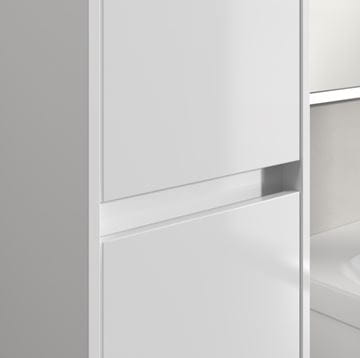 VILLEROY & BOCH SKYLA vysoká skrinka 35x34, 8x170 cm, 2 dvierka, pánty vľavo, brilliant white C80100VE Obrázek - fotka