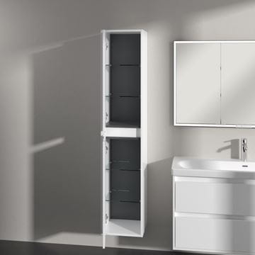 VILLEROY & BOCH SKYLA vysoká skrinka 35x34, 8x170 cm, 2 dvierka, pánty vľavo, brilliant white C80100VE Obrázek - fotka