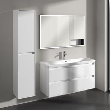 VILLEROY & BOCH SKYLA vysoká skrinka 35x34, 8x170 cm, 2 dvierka, pánty vľavo, brilliant white C80100VE Obrázek - fotka