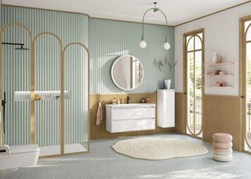 VILLEROY & BOCH SKYLA nízka skrinka 35x34, 8x100 cm, 1 dvierka, pánty vpravo, brilliant white C80201VE Obrázek - fotka