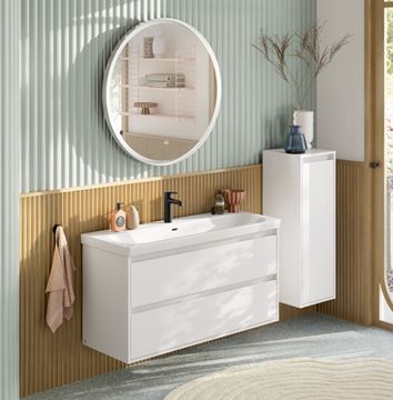 VILLEROY & BOCH SKYLA nízka skrinka 35x34, 8x100 cm, 1 dvierka, pánty vpravo, brilliant white C80201VE Obrázek - fotka