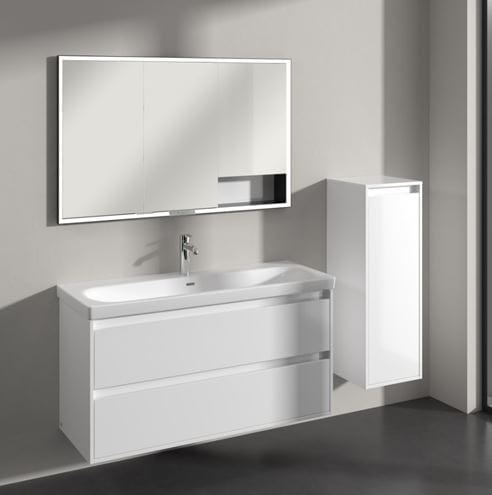 VILLEROY & BOCH SKYLA nízka skrinka 35x34, 8x100 cm, 1 dvierka, pánty vpravo, brilliant white C80201VE Obrázek - fotka