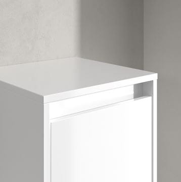 VILLEROY & BOCH SKYLA nízka skrinka 35x34, 8x100 cm, 1 dvierka, pánty vľavo, brilliant white C80200VE Obrázek - fotka