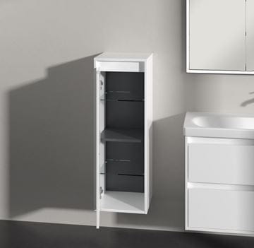 VILLEROY & BOCH SKYLA nízka skrinka 35x34, 8x100 cm, 1 dvierka, pánty vľavo, brilliant white C80200VE Obrázek - fotka