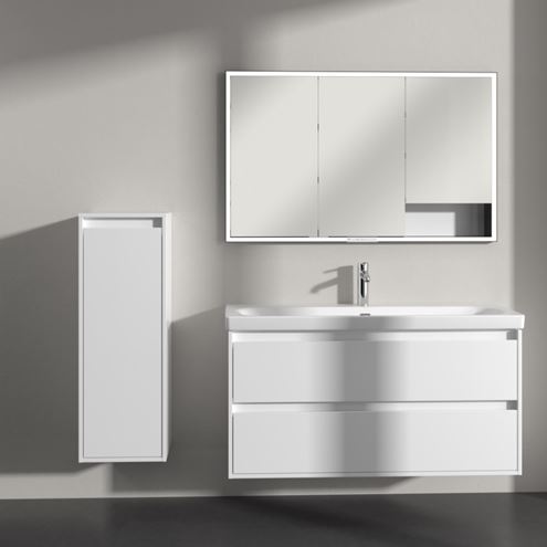VILLEROY & BOCH SKYLA nízka skrinka 35x34, 8x100 cm, 1 dvierka, pánty vľavo, brilliant white C80200VE Obrázek - fotka