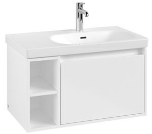 VILLEROY & BOCH SKYLA skrinka pod umývadlo 77,2x43,9x43,6 cm, 1 zásuvka, 2 police, brilliant white