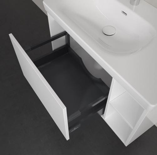 VILLEROY & BOCH SKYLA skrinka pod umývadlo 77,2x43,9x43,6 cm, 1 zásuvka, 2 police, brilliant white C78800VE Obrázek - fotka
