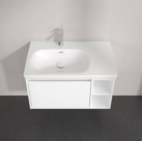 VILLEROY & BOCH SKYLA skrinka pod umývadlo 77,2x43,9x43,6 cm, 1 zásuvka, 2 police, brilliant white C78800VE Obrázek - fotka