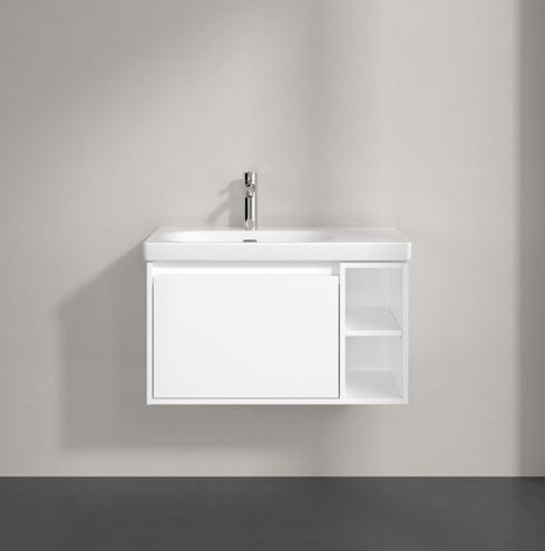 VILLEROY & BOCH SKYLA skrinka pod umývadlo 77,2x43,9x43,6 cm, 1 zásuvka, 2 police, brilliant white C78800VE Obrázek - fotka