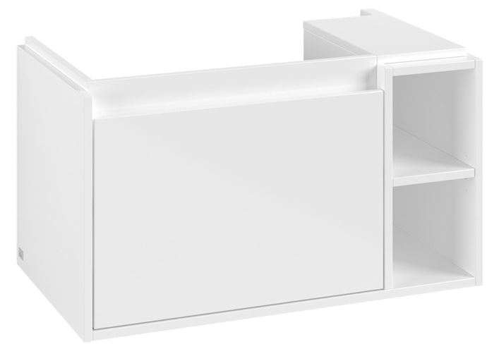 VILLEROY & BOCH SKYLA skrinka pod umývadlo 77,2x43,9x43,6 cm, 1 zásuvka, 2 police, brilliant white C78800VE Obrázek - fotka