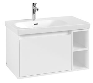 VILLEROY & BOCH SKYLA skrinka pod umývadlo 77,2x43,9x43,6 cm, 1 zásuvka, 2 police, brilliant white