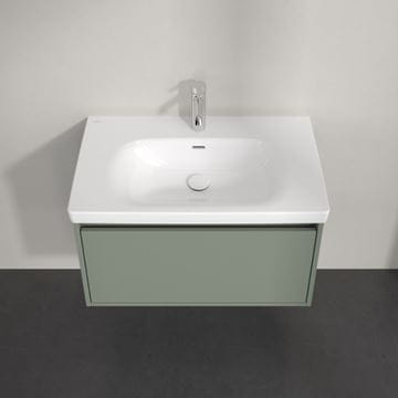 VILLEROY & BOCH SKYLA skrinka pod umývadlo 77,2x43,9x43,6 cm, 1 zásuvka, soft green C78600AF Obrázek - fotka
