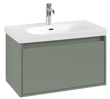 VILLEROY & BOCH SKYLA skrinka pod umývadlo 77,2x43,9x43,6 cm, 1 zásuvka, soft green