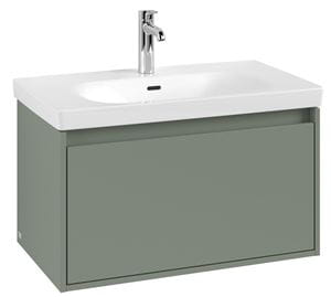 VILLEROY & BOCH SKYLA skrinka pod umývadlo 77,2x43,9x43,6 cm, 1 zásuvka, soft green