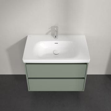 VILLEROY & BOCH SKYLA skrinka pod umývadlo 77,2x43,9x59,6 cm, 2 zásuvky, soft green C79600AF Obrázek - fotka