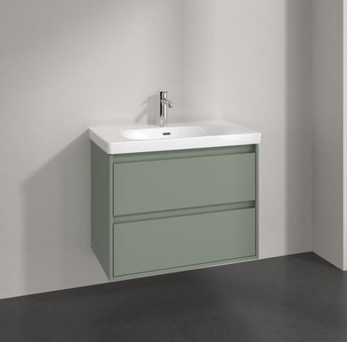 VILLEROY & BOCH SKYLA skrinka pod umývadlo 77,2x43,9x59,6 cm, 2 zásuvky, soft green C79600AF Obrázek - fotka