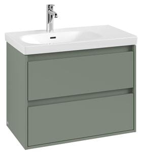 VILLEROY & BOCH SKYLA skrinka pod umývadlo 77,2x43,9x59,6 cm, 2 zásuvky, soft green
