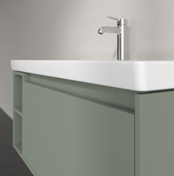 VILLEROY & BOCH SKYLA skrinka pod umývadlo 97,2x43,9x43,6 cm, 1 zásuvka, 2 police, soft green C79000AF Obrázek - fotka
