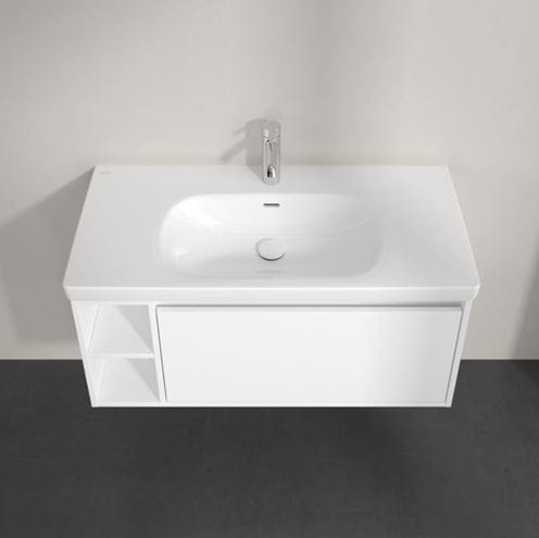 VILLEROY & BOCH SKYLA skrinka pod umývadlo 97,2x43,9x43,6 cm, 1 zásuvka, 2 police, brilliant white C79000VE Obrázek - fotka