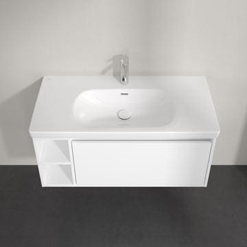 VILLEROY & BOCH SKYLA skrinka pod umývadlo 97,2x43,9x43,6 cm, 1 zásuvka, 2 police, brilliant white C79000VE Obrázek - fotka