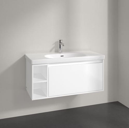 VILLEROY & BOCH SKYLA skrinka pod umývadlo 97,2x43,9x43,6 cm, 1 zásuvka, 2 police, brilliant white C79000VE Obrázek - fotka