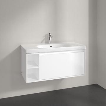 VILLEROY & BOCH SKYLA skrinka pod umývadlo 97,2x43,9x43,6 cm, 1 zásuvka, 2 police, brilliant white C79000VE Obrázek - fotka